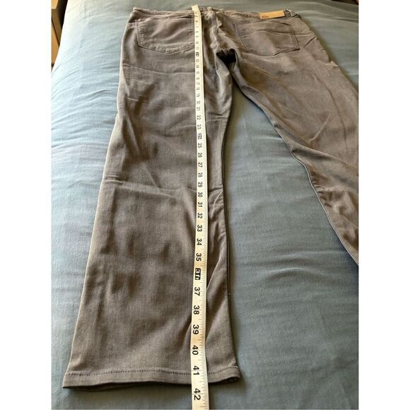 Paige Federal Jake Men's Faded Gray High Rise Slim Straight Jeans Size 38 - Picture 5 of 10